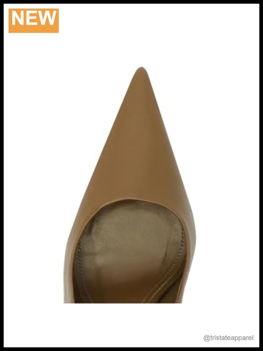 Leather Pointed Toe Stiletto Pump Heels for Formal Cocktail